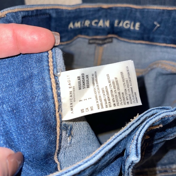 American Eagle, super high-rise flare next level stretch jeans - Picture 7 of 8